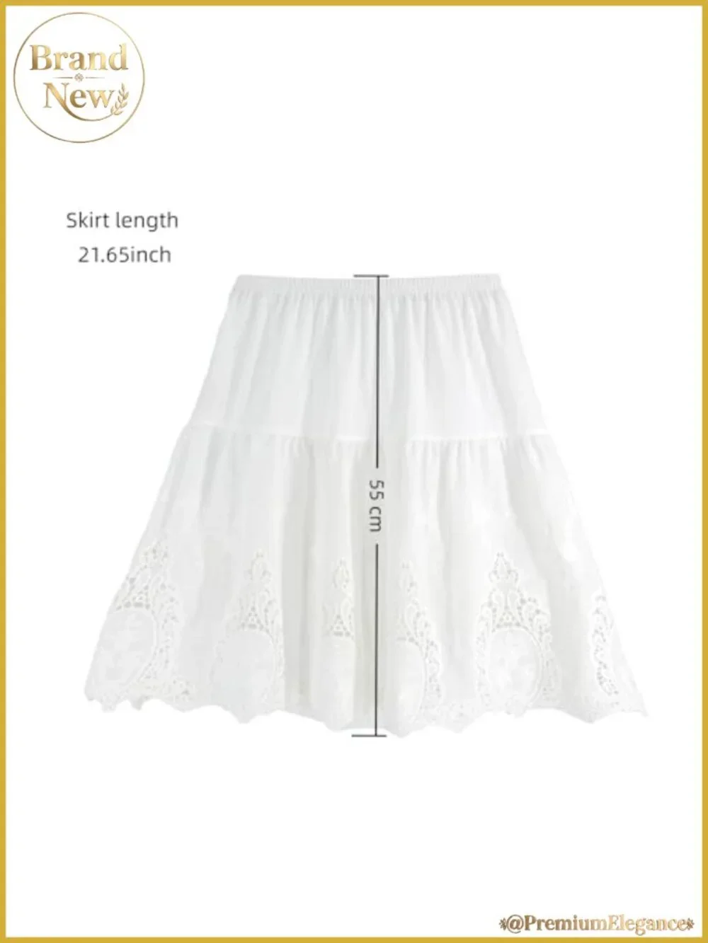 Cotton Half Slip Skirt Extender for Women Lace Trim Underskirt